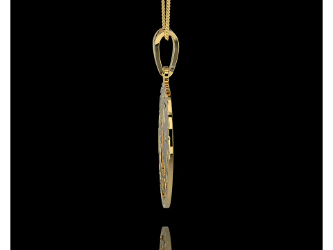 Jewelry pendant Planet Earth 28mm-Printable STL 3D Print Model