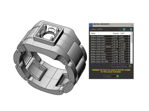 Signet ring links 3D file ready to print 3D Print Model