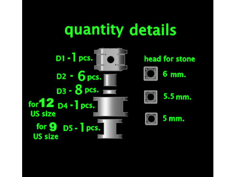Signet ring links 3D file ready to print 3D Baskı Modeli