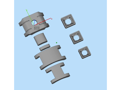 Signet ring links 3D file ready to print 3D Baskı Modeli