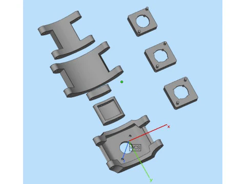 Signet ring links 3D file ready to print 3D Print Model
