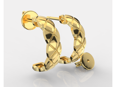 Jewelry fashion earring - Printable file STL 3Dプリントモデル