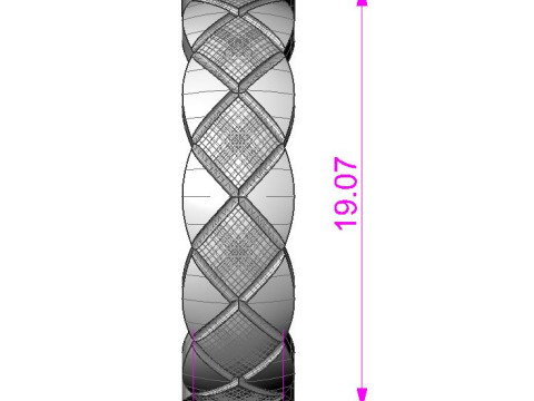 Jewelry fashion earring - Printable file STL 3Dプリントモデル