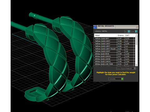 Jewelry fashion earring - Printable file STL 3Dプリントモデル