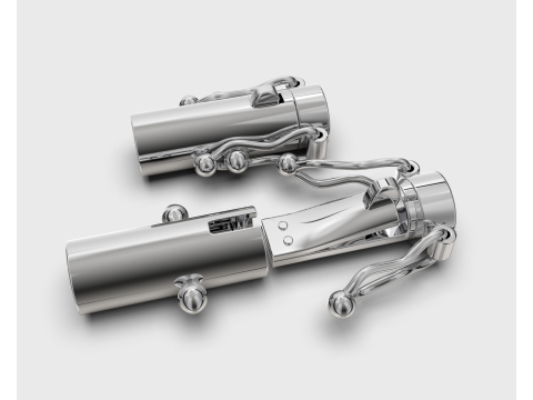 Jewelry CYLINDER CLASP 6mm STL ready for Print 3D 打印模型