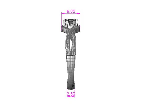 PRINTABLE WOMANS SOLITAIRE RING two colors 3D Print Model