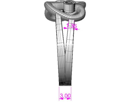 Ring love hearts together -STL for 3d printing 3D Принт Модель