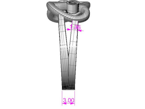 Ring love hearts together -STL for 3d printing 3D Print Model