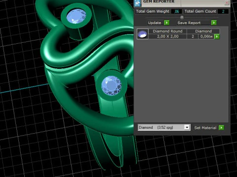 Ring love hearts together -STL for 3d printing 3D Print Model