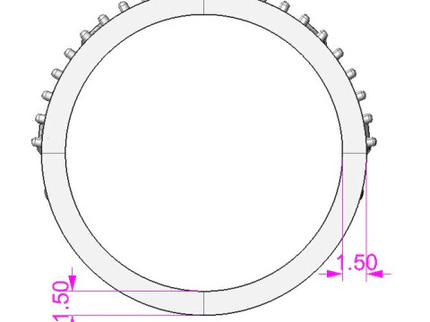 Crown ring- STL for 3d printing 3D Print Model