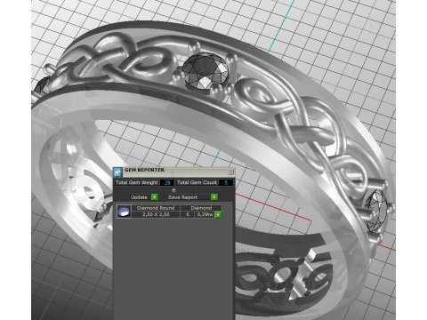 Pattern wedding band ring- STL 3d cad file 3D Print Model