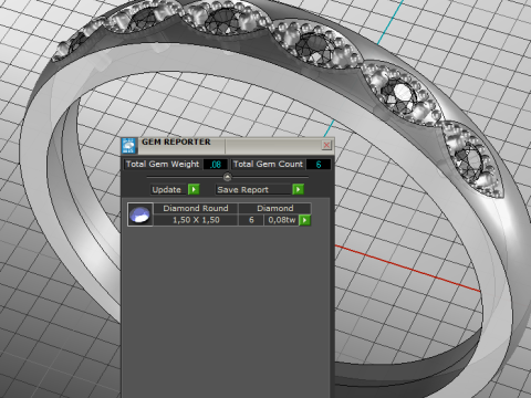 Printable wedding band ring- STL 3d file Modelo 3D