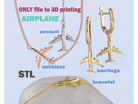 Gioielli ciondolo orecchino collana braccialetto-stampabile STL Modello 3D