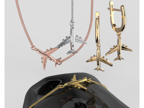 Jewelry pendant earring bracelet necklace-Printable STL Modèle 3D