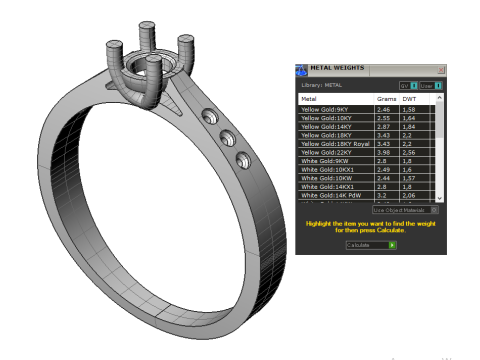Classic Engagement Ring with 03ct Printable STL 3D 모델