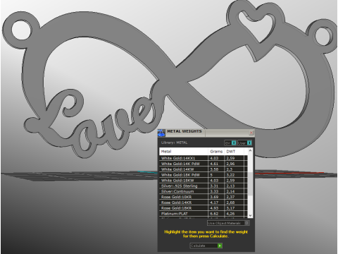 Jewelry necklace pendant Heart of Infinite Love-Printable STL Modèle 3D