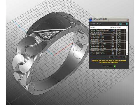 Jewelry Signet Ring chain links - Printed STL Modelo 3D