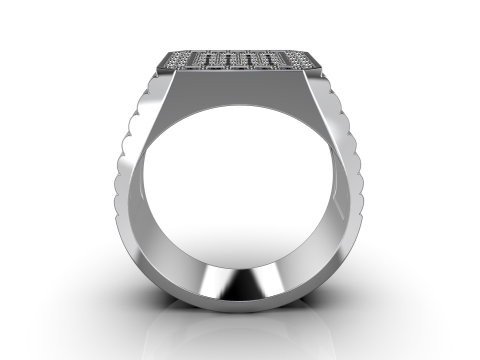 Jewelry mans Signet Ring - Printable STL 3D-Modell