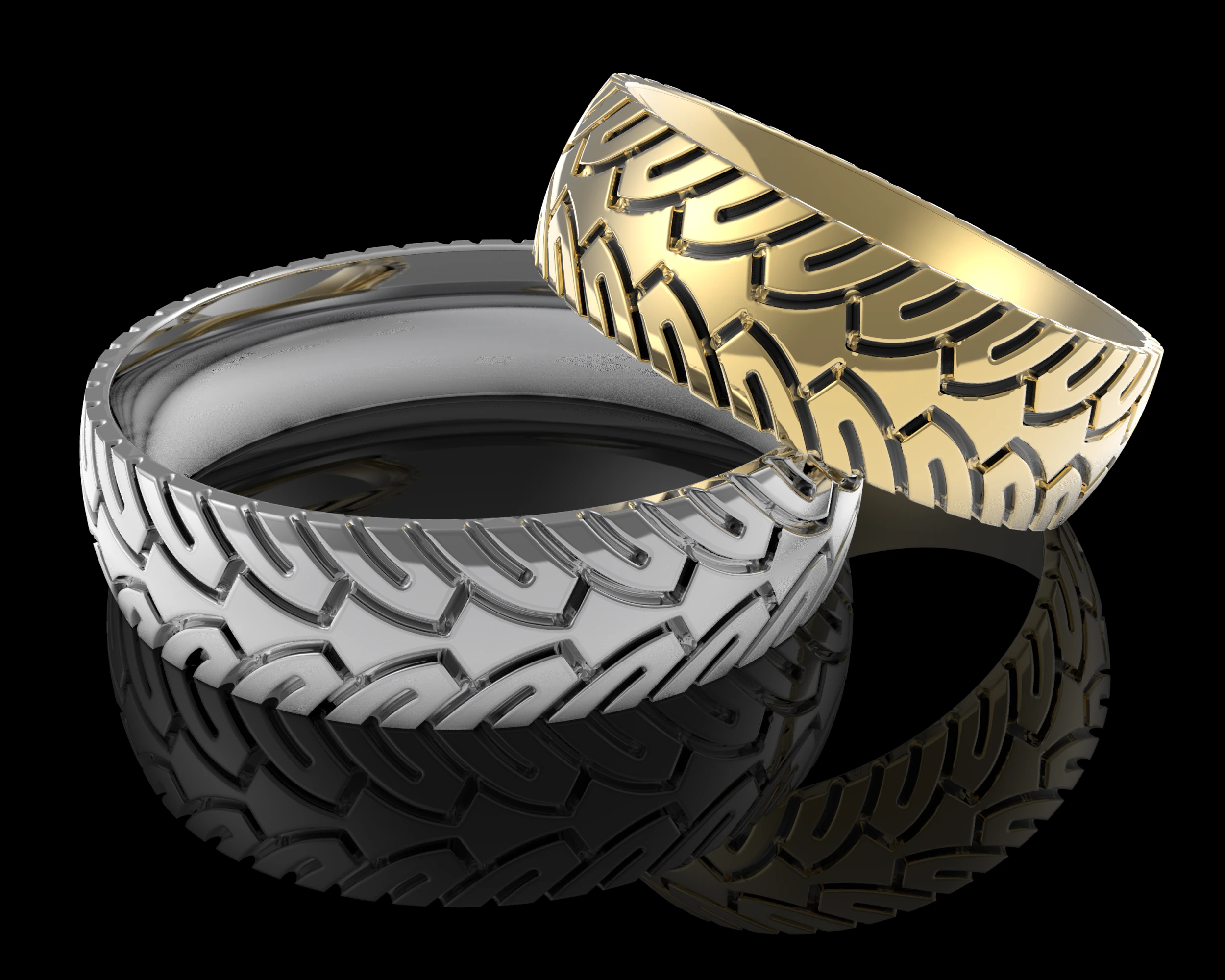 Printable wedding band ring motobike wheel- STL 3d cad file 3D Model .c4d .max .obj .3ds .fbx .stl .blend 