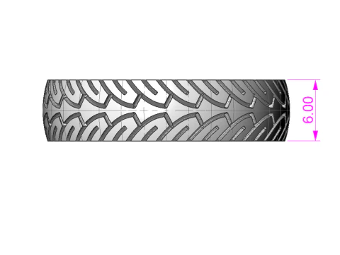 Printable wedding band ring motobike wheel- STL 3d cad file 3D Model