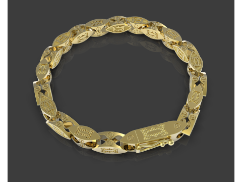 53mm Jewelry box Lock clasp and link - CAD file STL ready to print Model 3D