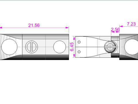 Width 8mm Lock and link for chain - printable file STL 3D 模型