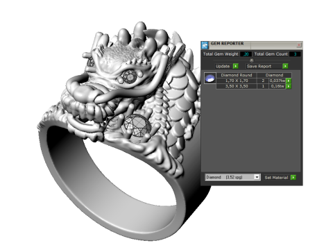 Jewelry mans Signet Ring The Dragon - Printable STL 3D 模型