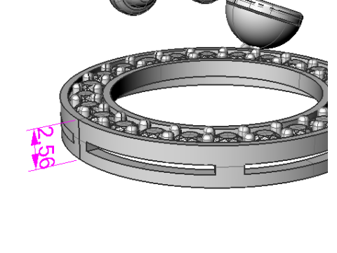 Printable jewelry pendant for necklace whith pearl STL 3D Model