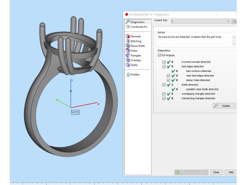 Printable Engagement SOLITAIRE Ring with oval 14x10mm STL 3D Model