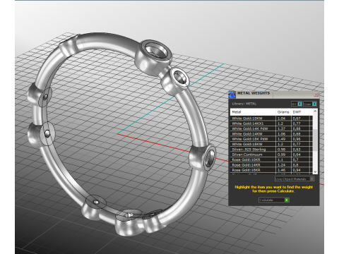 Printable wedding band ring diamonds 01ct STL 3d cad file 3D Модель