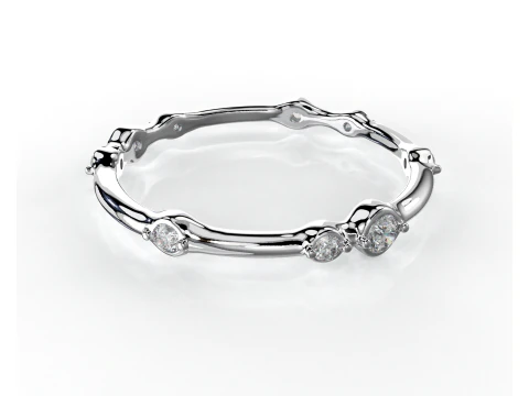 Обручальное кольцо для печати, сглаженное и бриллианты, 017 карат, STL, 3d cad-файл 3D Модель