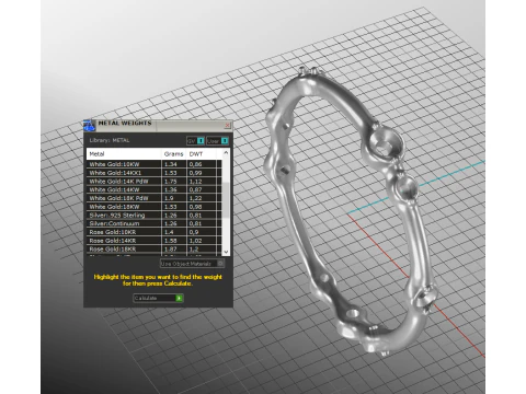 Printable wedding band ring smoothed and diamonds 017ct STL 3d cad file 3D Model
