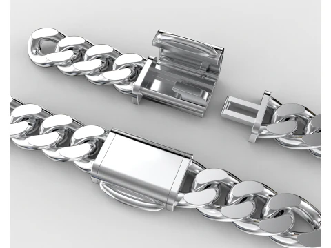 Printable Jewelry lock clasp width 10mm STL ready to Print 3D Model