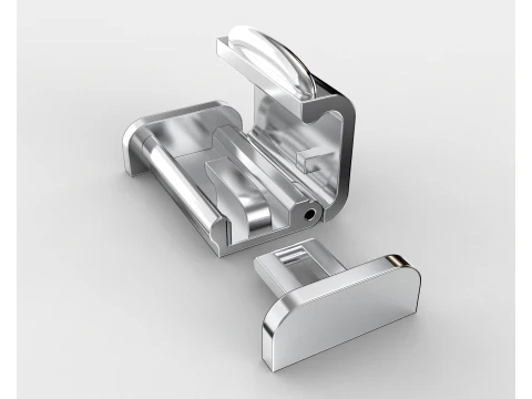Printable Jewelry lock clasp width 10mm STL ready to Print 3D Model