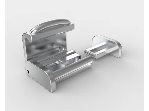 Printable Jewelry lock clasp width 10mm STL ready to Print 3D Model