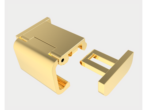 Printable Jewelry lock clasp width 10mm STL ready to Print Modelo 3D