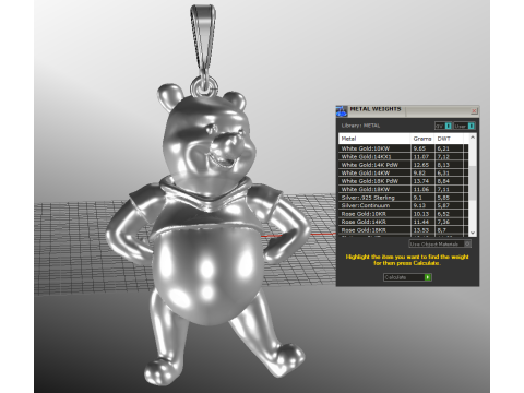 Printable jewelry pendant wind rose STL 3D Model