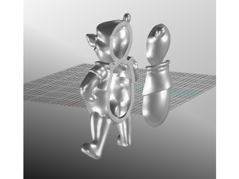 Printable jewelry pendant wind rose STL 3D Model