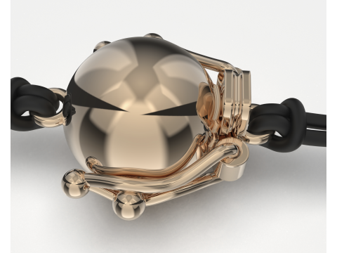 Jewelry CLASP Lock bead 10mm diameter STL ready for Print 3D Print Model