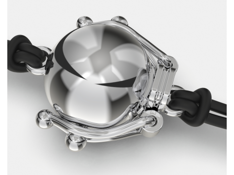 Jewelry CLASP Lock bead 10mm diameter STL ready for Print 3D Print Model