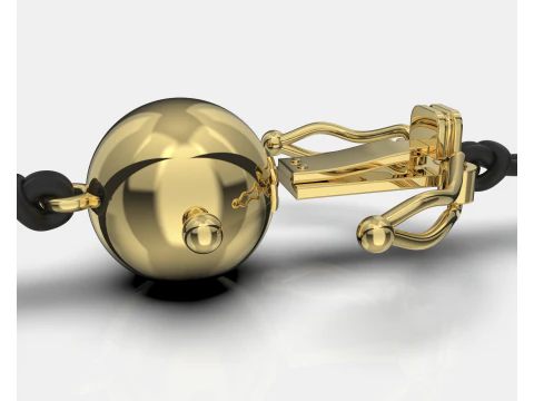 Jewelry CLASP Lock bead 10mm diameter STL ready for Print 3D Print Model