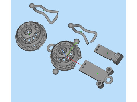Jewelry CLASP Lock bead 10mm diameter STL ready for Print 3D Druckmodell