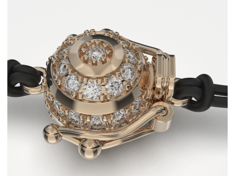 Jewelry CLASP Lock bead 10mm diameter STL ready for Print 3D Druckmodell