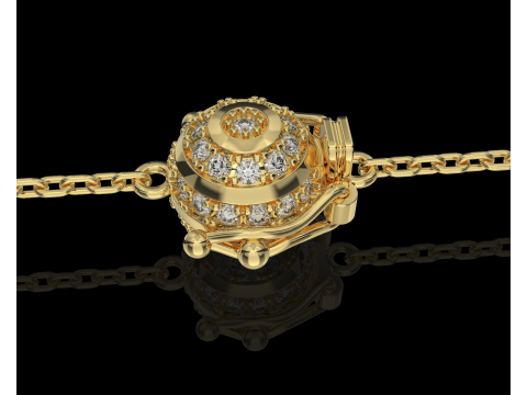 Jewelry CLASP Lock bead 10mm diameter STL ready for Print 3D Druckmodell