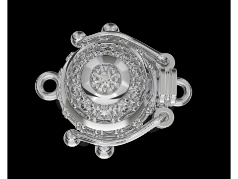 Jewelry CLASP Lock bead 10mm diameter STL ready for Print 3D Druckmodell