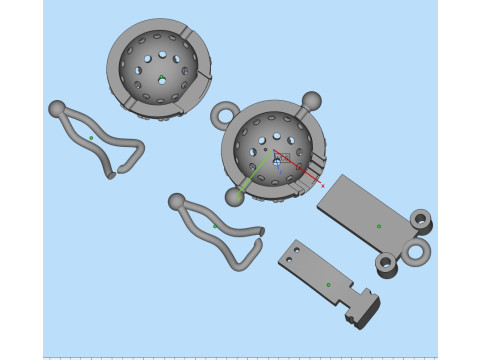 Jewelry CLASP Lock bead 10mm diameter STL ready for Print 3D Druckmodell