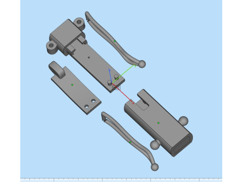 Jewelry CLASP Lock box for necklace 6mm STL ready to Print 3D Druckmodell