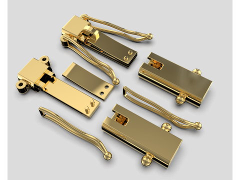 Jewelry CLASP Lock box for necklace 6mm STL ready to Print 3D Druckmodell