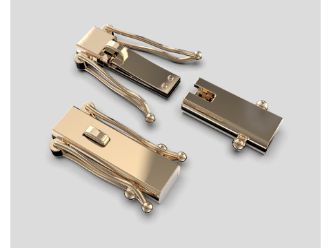 Jewelry CLASP Lock box for necklace 6mm STL ready to Print 3D Druckmodell