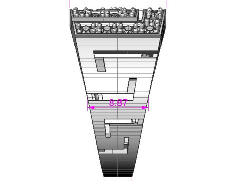 珠宝希腊钥匙图章戒指 14 毫米 - 可打印 STL 3D 打印模型